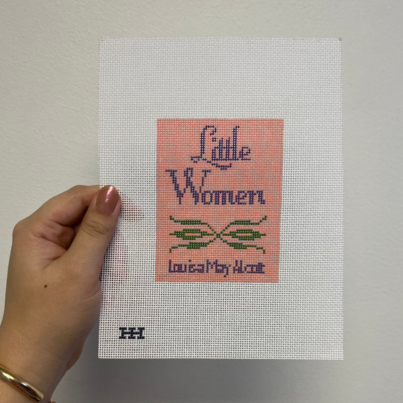 Little Women Book Needlepoint Canvas