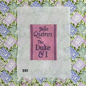 Bridgerton Book Covers Needlepoint Canvas