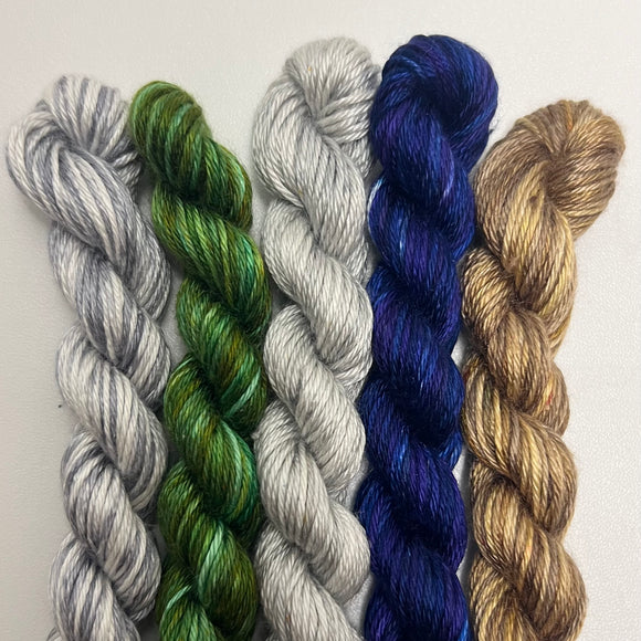 Dark Academia Thread Set - Hand-dyed Thread