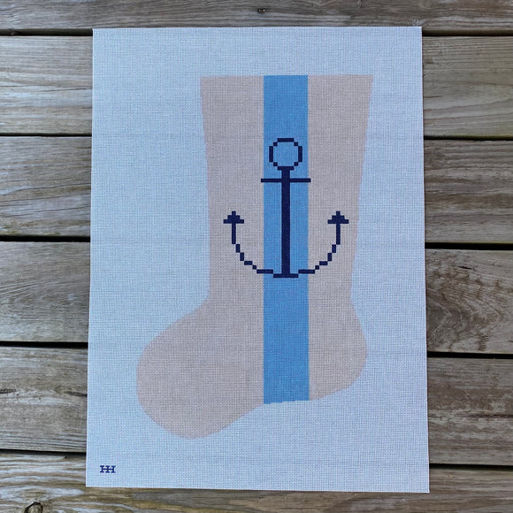 Anchor Stocking Needlepoint Canvas