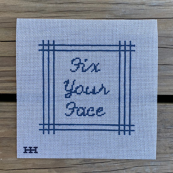 Fix Your Face Needlepoint Canvas
