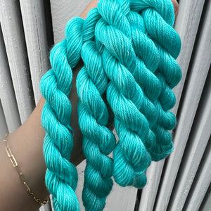 Aqua - Hand-dyed Thread