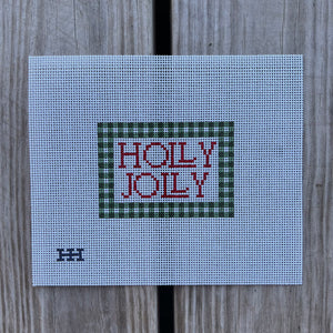 Holly Jolly Needlepoint Canvas