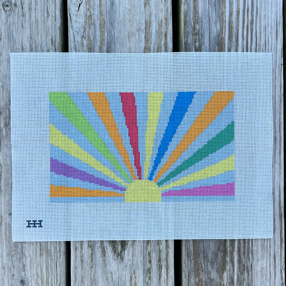 Sunshine Clutch/Pillow Needlepoint Canvas