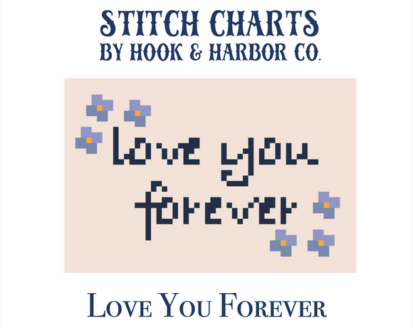 Love You Forever Stitch Chart