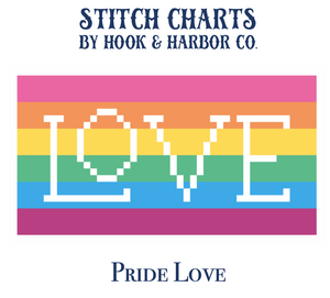 Pride Love Stitch Chart