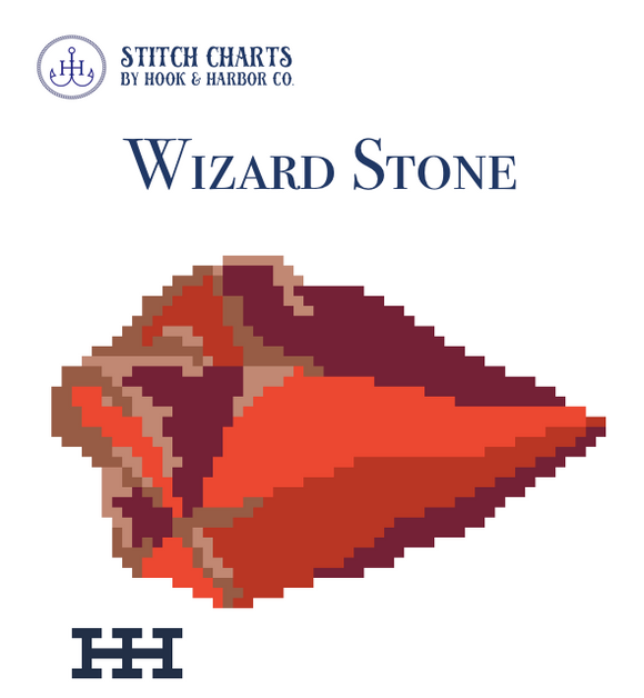 Wizard Stone Stitch Chart